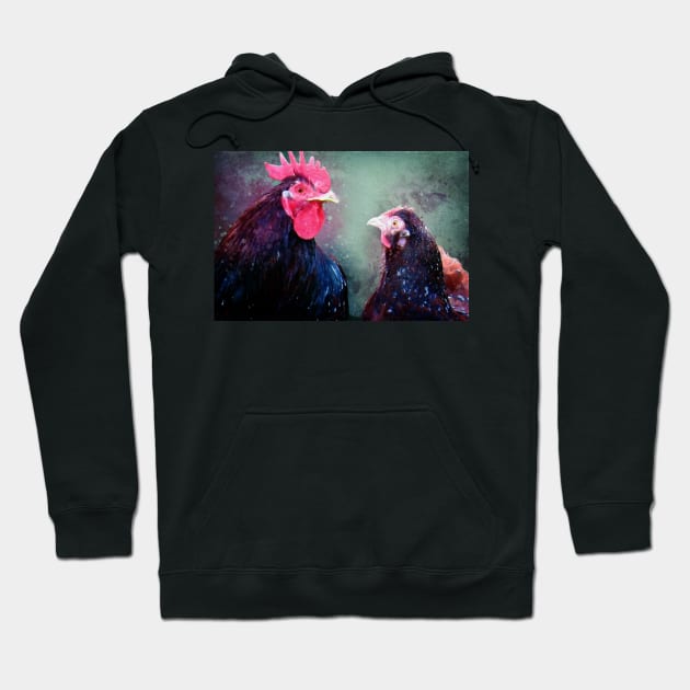 I only have eyes for you chicken romance Hoodie by WesternExposure
